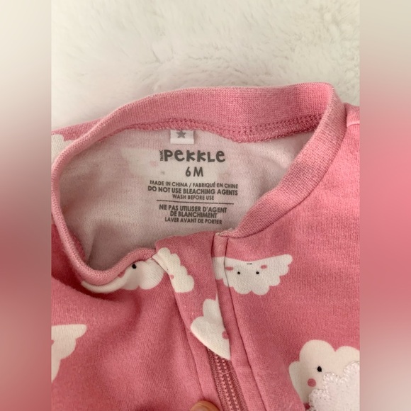 ❌ SOLD ❌ 6M Baby Girl Pekkle Cloud Pajama - Picture 3 of 4
